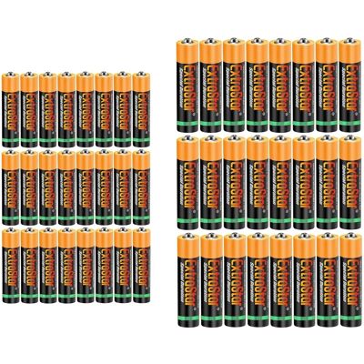 Extrastar - 48 Pilas AA LR06 + 48 Pilas AAA LR03 Extrastar Batería Especial Duración / 0% Mercury para Juguetes Mandos Linternas Relojes Ratones Extrastar - 48 Pilas AA LR06 + 48 Pilas AAA LR03 Extrastar Batería Especial Duración / 0% Mercury para Juguetes Mandos Linternas Relojes Ratones