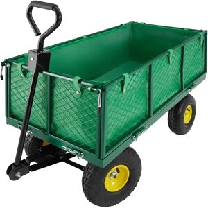 Tectake - Carrito de transporte con funda interior máx. 550 kg Laterales abatibles con cierre Incluye funda para el interior Mango acolchado Tectake - Carrito de transporte con funda interior máx. 550 kg Laterales abatibles con cierre Incluye funda para el interior Mango acolchado