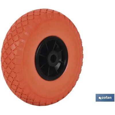 Rueda para Carretilla de Almacen Cofan con Rodamiento ABS Impinchable Rueda para Carretilla de Almacen Cofan con Rodamiento ABS Impinchable