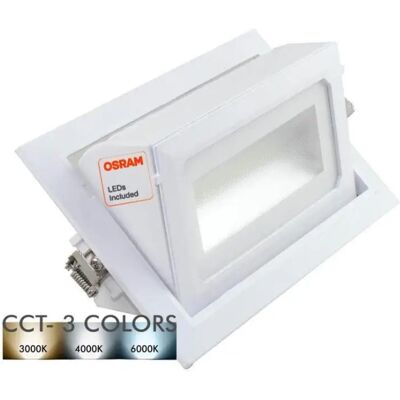 Ninguno STARLED Foco Proyector LED 40W OSRAM Chip Orientable Rectangular - COLOR SELECCIONABLE - CCT 120º Ninguno STARLED Foco Proyector LED 40W OSRAM Chip Orientable Rectangular - COLOR SELECCIONABLE - CCT 120º