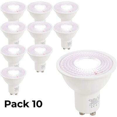Ninguno ALPINALUZ Pack de 10 Bombillas LED GU10 7W 45º SMD2835 770lm 220V No Flicker/Parpadeo Ninguno ALPINALUZ Pack de 10 Bombillas LED GU10 7W 45º SMD2835 770lm 220V No Flicker/Parpadeo