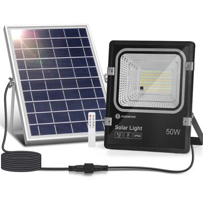 Aigostar Foco Solar Aigostar Exterior con Mando a Distancia 50W Regulable 3000/4000/6500K Aigostar Foco Solar Aigostar Exterior con Mando a Distancia 50W Regulable 3000/4000/6500K