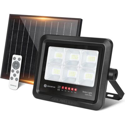 Foco Proyector LED Solar Aigostar 50w Blanco Frío 6500K Foco Proyector LED Solar Aigostar 50w Blanco Frío 6500K