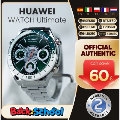 Huawei WATCH Ultimate Smartwatch Metal líquido Cristal de zafiro 1,5 pulgadas LTPO AMOLED 14 días de duración de la batería 100 metros de resistencia al agua Huawei WATCH Ultimate Smartwatch Metal líquido Cristal de zafiro 1,5 pulgadas LTPO AMOLED 14 días de duración de la batería 100 metros de resistencia al agua