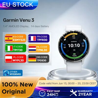 Reloj Inteligente Garmin Venu 3 de 45 mm y 1.4 Pulgadas Reloj Inteligente Garmin Venu 3 de 45 mm y 1.4 Pulgadas