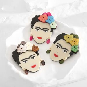 Ninguno Broche acrílico con diseño de dibujos Frida Kahlo , lindo para bolsas de tela, accesorios, broche, regalo para hombres y mujeres, Acrílico Ninguno Broche acrílico con diseño de dibujos Frida Kahlo , lindo para bolsas de tela, accesorios, broche, regalo para hombres y mujeres, Acrílico
