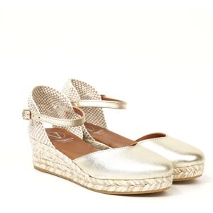 Ninguno Viguera - Cuñas Yute Mujer 1809 Doradas Platino Ninguno Viguera - Cuñas Yute Mujer 1809 Doradas Platino