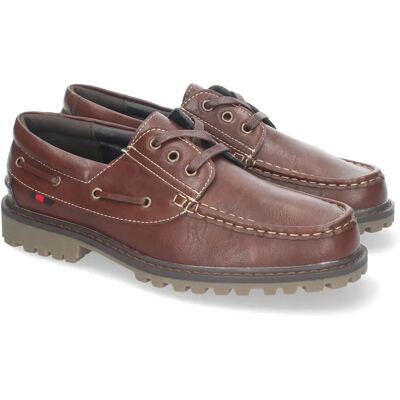 Ninguno Mocasines elegantes planos para hombre color marrón 8081 Ninguno Mocasines elegantes planos para hombre color marrón 8081
