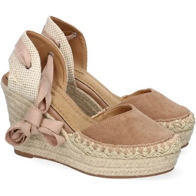 Ninguno PuntoSalao Sandalias de cuña cómoda en yute para mujer color kaki 7Q9 Ninguno PuntoSalao Sandalias de cuña cómoda en yute para mujer color kaki 7Q9