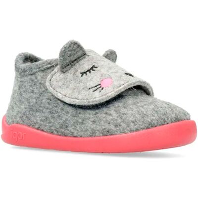 Zapatillas Casa marca Igor para niñas en color rosa Zapatillas Casa marca Igor para niñas en color rosa