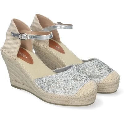 Ninguno PuntoSalao Alpargatas de cuña cómoda en yute mujer estilo valenciana VRA-851 Ninguno PuntoSalao Alpargatas de cuña cómoda en yute mujer estilo valenciana VRA-851