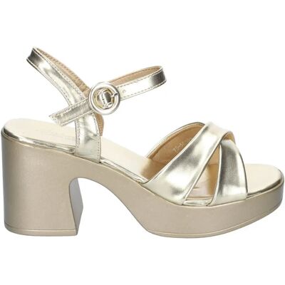 Ninguno PuntoSalao Sandalias doradas de tacón cómodo fiesta para mujer 5Q100 Ninguno PuntoSalao Sandalias doradas de tacón cómodo fiesta para mujer 5Q100