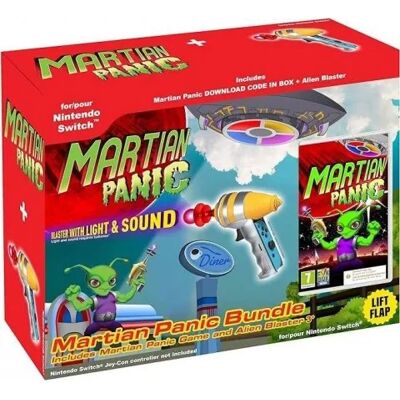 Martian Panic Game and Blaster Gun Bundle Juego para Consola Nintendo Switch Martian Panic Game and Blaster Gun Bundle Juego para Consola Nintendo Switch