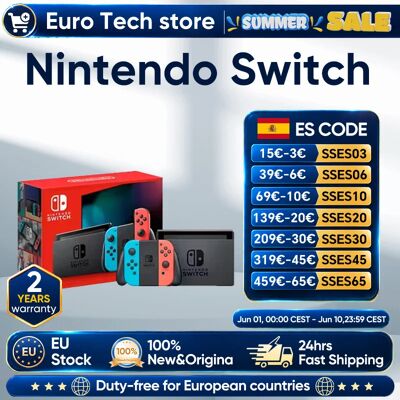 Consola Nintendo Switch con Pantalla de 6.2 Pulgadas, Controles Joy-Con, Audio Mejorado, Ajustable, Modo TV Estable, Videojuego Consola Nintendo Switch con Pantalla de 6.2 Pulgadas, Controles Joy-Con, Audio Mejorado, Ajustable, Modo TV Estable, Videojuego