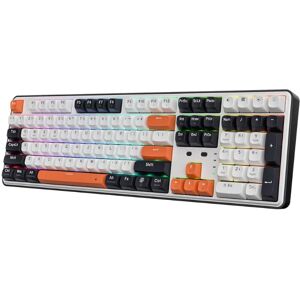 Redragon K689 PRO Teclado para juegos RGB con junta inalámbrica, teclado mecánico de 108 teclas con teclas extra 4, intercambiables en caliente actualizadas Redragon K689 PRO Teclado para juegos RGB con junta inalámbrica, teclado mecánico de 108 teclas con teclas extra 4, intercambiables en caliente actualizadas