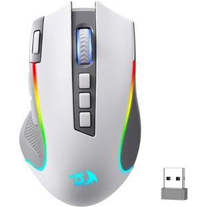Redragon M612 PRO RGB BT 2.4G Gaming Gamer Mouse, Óptico Inalámbrico 8000 DPI 9 Botones Programables 7 Modos Retroiluminados, B Redragon M612 PRO RGB BT 2.4G Gaming Gamer Mouse, Óptico Inalámbrico 8000 DPI 9 Botones Programables 7 Modos Retroiluminados, B