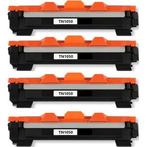 Pack 4 Toner compatible con Brother TN1050 TN-1050 para BROTHER DCP-1510 DCP-1512 DCP-1610 DCP-1612 HL-1110 HL-1112 HL-1210 HL-1212 MFC-1810 MFC-1910 MFC-1910 Pack 4 Toner compatible con Brother TN1050 TN-1050 para BROTHER DCP-1510 DCP-1512 DCP-1610 DCP-1612 HL-1110 HL-1112 HL-1210 HL-1212 MFC-1810 MFC-1910 MFC-1910