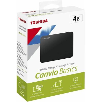 DISCO DURO EXTERNO TOSHIBA USB 3.0 CANVIO BASICS 1/2/4TB DISCO DURO EXTERNO TOSHIBA USB 3.0 CANVIO BASICS 1/2/4TB