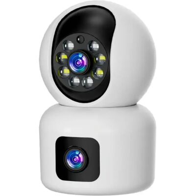 IPSDI Cámara Vigilancia WiFi Interior 1080HP FULL HD 360° Cámara de Seguridad, Doble Lente, Visión Nocturna, Seguimiento Automatico, Detección de Movimiento, Onvif,Audio Bidireccional para IPSDI Cámara Vigilancia WiFi Interior 1080HP FULL HD 360° Cámara de Seguridad, Doble Lente, Visión Nocturna, Seguimiento Automatico, Detección de Movimiento, Onvif,Audio Bidireccional para