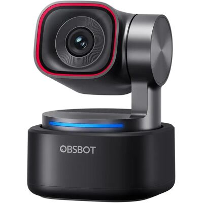 Cámara Web OBSBOT Tiny 3 con Audio Espacial Impulsado por IA, Cámara PTZ con Seguimiento por IA, Sensor de 1/1.28'', Triple Micrófono, Control por Voz y Gestos Cámara Web OBSBOT Tiny 3 con Audio Espacial Impulsado por IA, Cámara PTZ con Seguimiento por IA, Sensor de 1/1.28'', Triple Micrófono, Control por Voz y Gestos