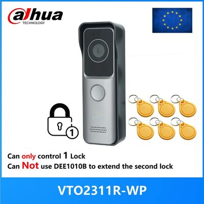 Dahua VTO2311R-WP multilingüe 802.3af PoE IP Villa Wi-Fi timbre, videoportero, teléfono de puerta IP, nube P2P, estación de puerta Dahua VTO2311R-WP multilingüe 802.3af PoE IP Villa Wi-Fi timbre, videoportero, teléfono de puerta IP, nube P2P, estación de puerta