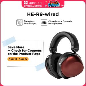HIFIMAN HE-R9 Auriculares dinámicos con parte trasera cerrada y versión con cable de diafragma topológico HIFIMAN HE-R9 Auriculares dinámicos con parte trasera cerrada y versión con cable de diafragma topológico