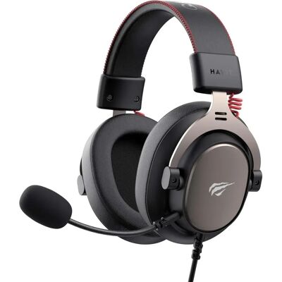 Auriculares Gaming HAVIT H2015U con Jack 3.5mm de 4 pines y Adaptador para PC, Micrófono Desmontable, Función Mute, Sonido Estéreo, Almohadillas Cómodas, Ideal para Juegos, Chat de Voz y Largas Auriculares Gaming HAVIT H2015U con Jack 3.5mm de 4 pines y Adaptador para PC, Micrófono Desmontable, Función Mute, Sonido Estéreo, Almohadillas Cómodas, Ideal para Juegos, Chat de Voz y Largas