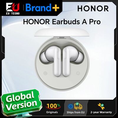 Honor Earbuds A Pro, Controlador Grande de 12.4 mm, Cancelación Activa de Ruido de 49 dB, 42 Horas de Duración de la Batería, Bluetooth 5.3, IP54 Honor Earbuds A Pro, Controlador Grande de 12.4 mm, Cancelación Activa de Ruido de 49 dB, 42 Horas de Duración de la Batería, Bluetooth 5.3, IP54