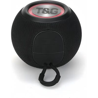 T&G Altavoz portátil TG337 con Bluetooth, minialtavoz inalámbrico con graves, Boombox, LED, IPX7, reproductor de música para exteriores, compatible con BT, AUX, FM, TF T&G Altavoz portátil TG337 con Bluetooth, minialtavoz inalámbrico con graves, Boombox, LED, IPX7, reproductor de música para exteriores, compatible con BT, AUX, FM, TF