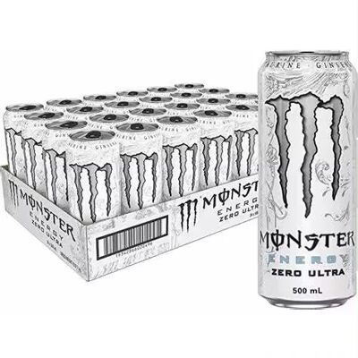 Monster Cable Ultra White Bebida energética sin azúcar,Mango Loco Bebida energética ,Original Bebida energética,Monster Energy Green Zero Azúcar 24*500 ml Monster Cable Ultra White Bebida energética sin azúcar,Mango Loco Bebida energética ,Original Bebida energética,Monster Energy Green Zero Azúcar 24*500 ml