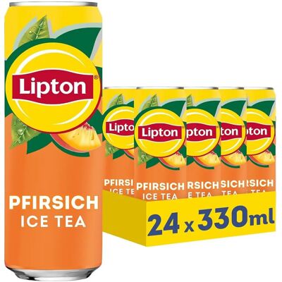 PepsiCo Lipton Ice Tea Melocotón Zero 24 Latas x 330 ml, Té Helado Sabor Melocotón, sin Azúcar Añadido, Deliciosa Bebida, Refrescante y Saludable, Refresco de Té, para Cualquier Momento del Día PepsiCo Lipton Ice Tea Melocotón Zero 24 Latas x 330 ml, Té Helado Sabor Melocotón, sin Azúcar Añadido, Deliciosa Bebida, Refrescante y Saludable, Refresco de Té, para Cualquier Momento del Día