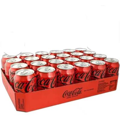 Coca Cola Sabor Original Refresco de cola Pack de 24*330 ml,Coca-Cola Zero Azúcar lata 24*330ml Coca Cola Sabor Original Refresco de cola Pack de 24*330 ml,Coca-Cola Zero Azúcar lata 24*330ml