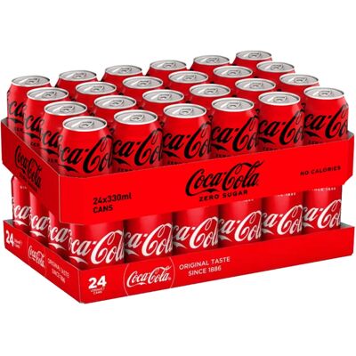 48 Latas De COCA COLA / COCACOLA ZERO SABOR ORIGINAL, 2 CAJAS 24Unidades lata 33cl / 330ml, Envio Desde España 48 Latas De COCA COLA / COCACOLA ZERO SABOR ORIGINAL, 2 CAJAS 24Unidades lata 33cl / 330ml, Envio Desde España