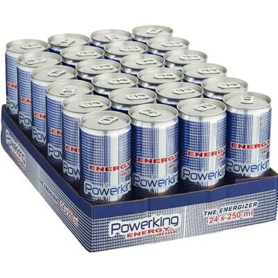 Bebida Energética POWERKING 24 latas x 250ml Bebida Energética POWERKING 24 latas x 250ml