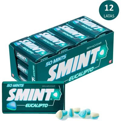 Ninguno Smint Tin Eucalipto, Caramelo Comprimido Sin Azúcar - 12 unidades de 35 gr. (Total 420 gr.) Ninguno Smint Tin Eucalipto, Caramelo Comprimido Sin Azúcar - 12 unidades de 35 gr. (Total 420 gr.)