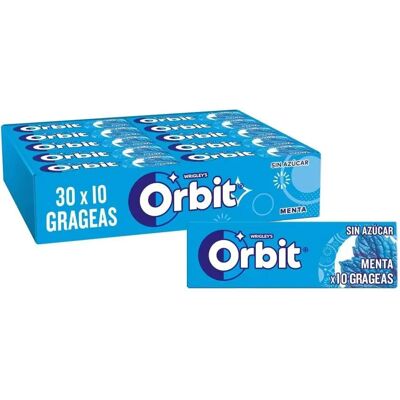 Orbit Chicles Sin Azúcar Sabor Menta (30 x 10 chicles) Orbit Chicles Sin Azúcar Sabor Menta (30 x 10 chicles)