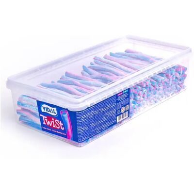 Ninguno Vidal Golosinas. Twist Chicle, regaliz sabor chicle. Bandeja de 200 unidades Ninguno Vidal Golosinas. Twist Chicle, regaliz sabor chicle. Bandeja de 200 unidades