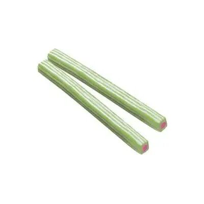 Ninguno Vidal Golosinas. Rayaditos Sandía, regaliz relleno color verde. Bandeja de 200 unidades Ninguno Vidal Golosinas. Rayaditos Sandía, regaliz relleno color verde. Bandeja de 200 unidades
