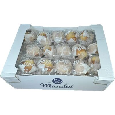 Ninguno Mandul Mojicon – Caja 1,8 kg (30 unidades x 60 g) Empaque Individual 1×1 – Magdalenas Tradicionales, Suaves y Esponjosas, Perfectas para Desayuno y Merienda Ninguno Mandul Mojicon – Caja 1,8 kg (30 unidades x 60 g) Empaque Individual 1×1 – Magdalenas Tradicionales, Suaves y Esponjosas, Perfectas para Desayuno y Merienda