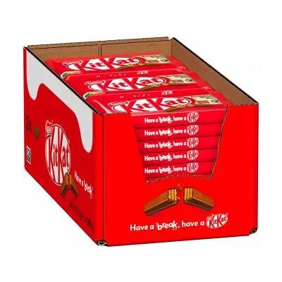Ninguno Nestlé Kitkat Original - Chocolate con Leche y Barquillo (24 Unidades) Ninguno Nestlé Kitkat Original - Chocolate con Leche y Barquillo (24 Unidades)