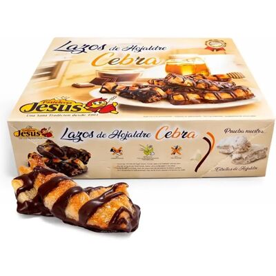 NONE Deliciosos Lazos de Hojaldre con Chocolate y Miel 2,5 Kg NONE Deliciosos Lazos de Hojaldre con Chocolate y Miel 2,5 Kg