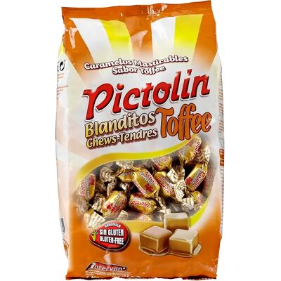 Ninguno Pictolín Blanditos Tofee - Caramelos masticables sabor toffee - Bolsa de 1kg Ninguno Pictolín Blanditos Tofee - Caramelos masticables sabor toffee - Bolsa de 1kg