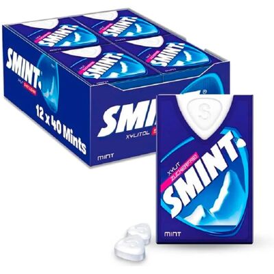 Ninguno Smint Tabs Menta, Caramelo Comprimido Sin Azúcar - 12 unidades de 8 gr. (Total 96 gr.) Ninguno Smint Tabs Menta, Caramelo Comprimido Sin Azúcar - 12 unidades de 8 gr. (Total 96 gr.)