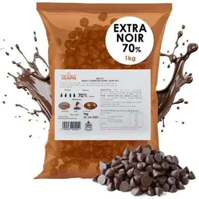 Coberturas de Chocolate Trapa - Bolsa Kilo - 70% Negro - Extra Leche - Chocolate Blanco - Sin Azucar - 52% Negro - Especial Reposteria - Gotas de Chocolate Coberturas de Chocolate Trapa - Bolsa Kilo - 70% Negro - Extra Leche - Chocolate Blanco - Sin Azucar - 52% Negro - Especial Reposteria - Gotas de Chocolate