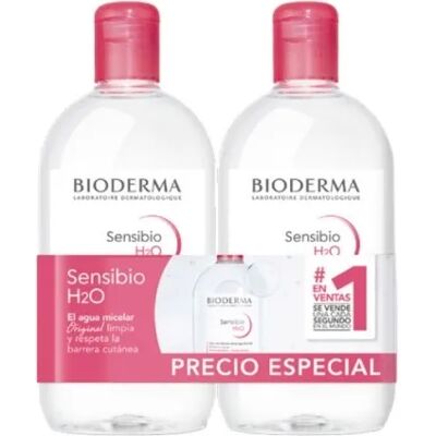 Bioderma Sensibio H2O Solución Micelar Duplo 2 x 500 ml Bioderma Sensibio H2O Solución Micelar Duplo 2 x 500 ml