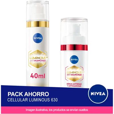 NIVEA Luminous630 Pack ahorro - Contiene Crema de día y Sérum NIVEA Luminous630 Pack ahorro - Contiene Crema de día y Sérum