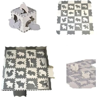 Ninguno Alfombra de Juego Infantil ASENME 145x145 cm, Espuma EVA Acolchada No Tóxica, Plegable y Antideslizante, Ideal para Bebés con Certificados SGS, EN71, ASTM-F963 y CE Ninguno Alfombra de Juego Infantil ASENME 145x145 cm, Espuma EVA Acolchada No Tóxica, Plegable y Antideslizante, Ideal para Bebés con Certificados SGS, EN71, ASTM-F963 y CE