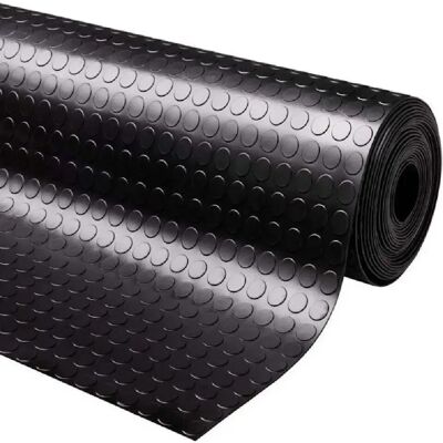 Ninguno Pavimento de Caucho Antideslizante Suelo Protector Revestimientos Alfombra PVC negro Ninguno Pavimento de Caucho Antideslizante Suelo Protector Revestimientos Alfombra PVC negro