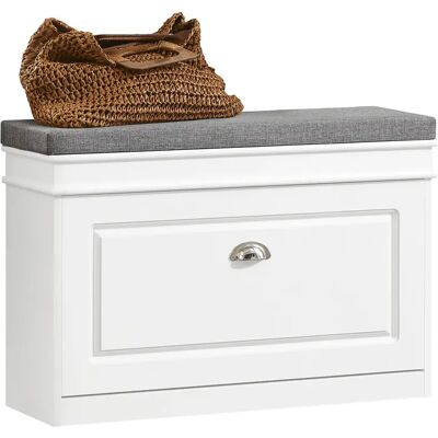 SoBuy FSR82-L Camión volquete de zapatos Mueble para zapatos con solapa Banco para zapatos con cojín de asiento Cómoda para zapatos Banco BHT aprox. 75x51x24cm SoBuy FSR82-L Camión volquete de zapatos Mueble para zapatos con solapa Banco para zapatos con cojín de asiento Cómoda para zapatos Banco BHT aprox. 75x51x24cm