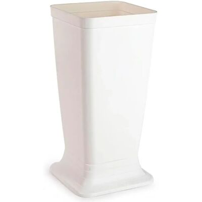 ACAN Tradineur - Paragüero de plástico cuadrado, modelo Wet, diseño moderno, soporte para paraguas, decoración, fabricado en España (Blanco - 51,5 x 26 x 26 cm) ACAN Tradineur - Paragüero de plástico cuadrado, modelo Wet, diseño moderno, soporte para paraguas, decoración, fabricado en España (Blanco - 51,5 x 26 x 26 cm)